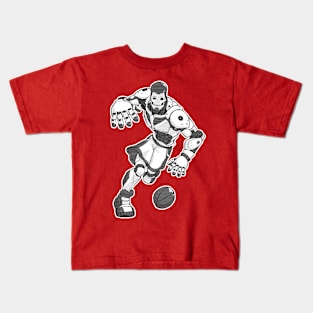 Robot Baller Kids T-Shirt